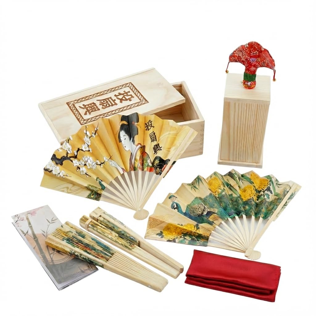 「今から初めよう！」金キラ梅 新品⑤点！投扇興セット。 Amazon | [Kawoly]投扇興 セット【松製枕・手書き扇子5本・蝶・敷物